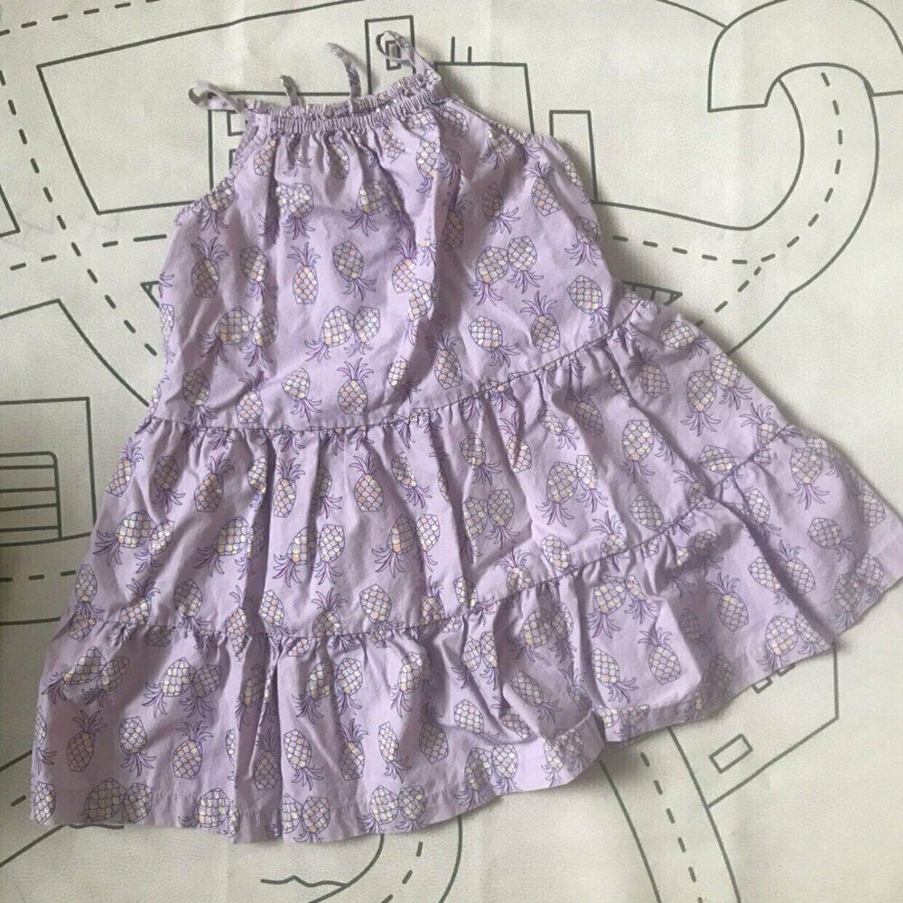 Hanna Pineapple Twirl Dress Sz 100